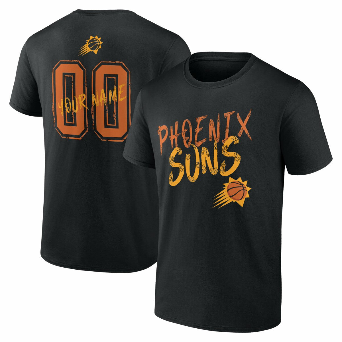 Phoenix Suns Hustle Custom T-Shirt Black