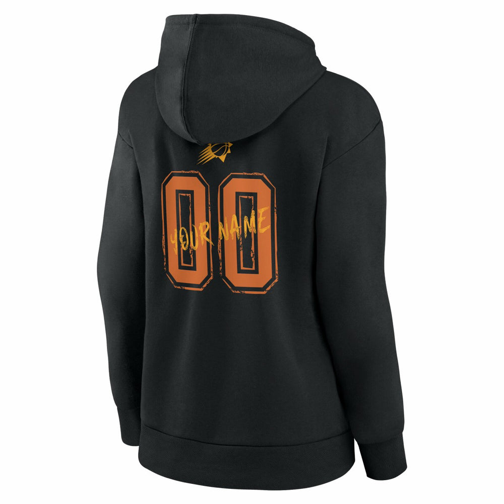 Phoenix Suns Women's Hustle Custom Pullover Hoodie Black