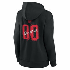 Portland Trail Blazers Women's Hustle Custom Pullover Hoodie Black