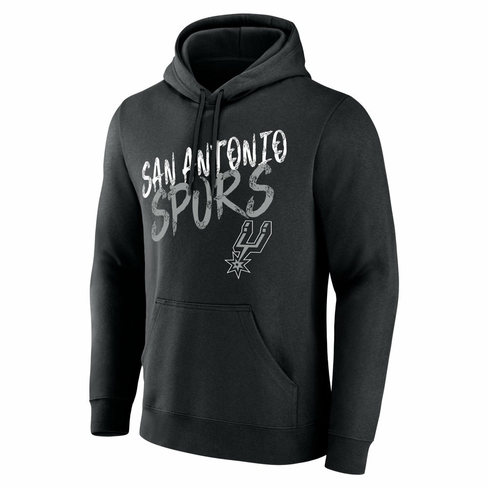 San Antonio Spurs Hustle Custom Pullover Hoodie Black