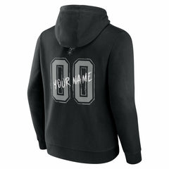San Antonio Spurs Hustle Custom Pullover Hoodie Black