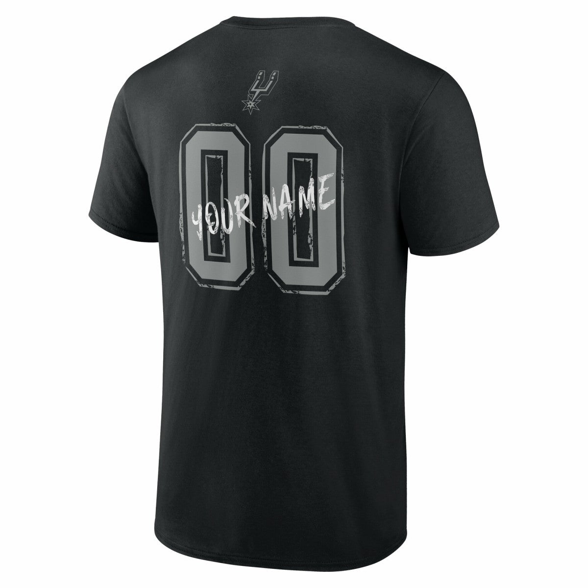 San Antonio Spurs Hustle Custom T-Shirt Black