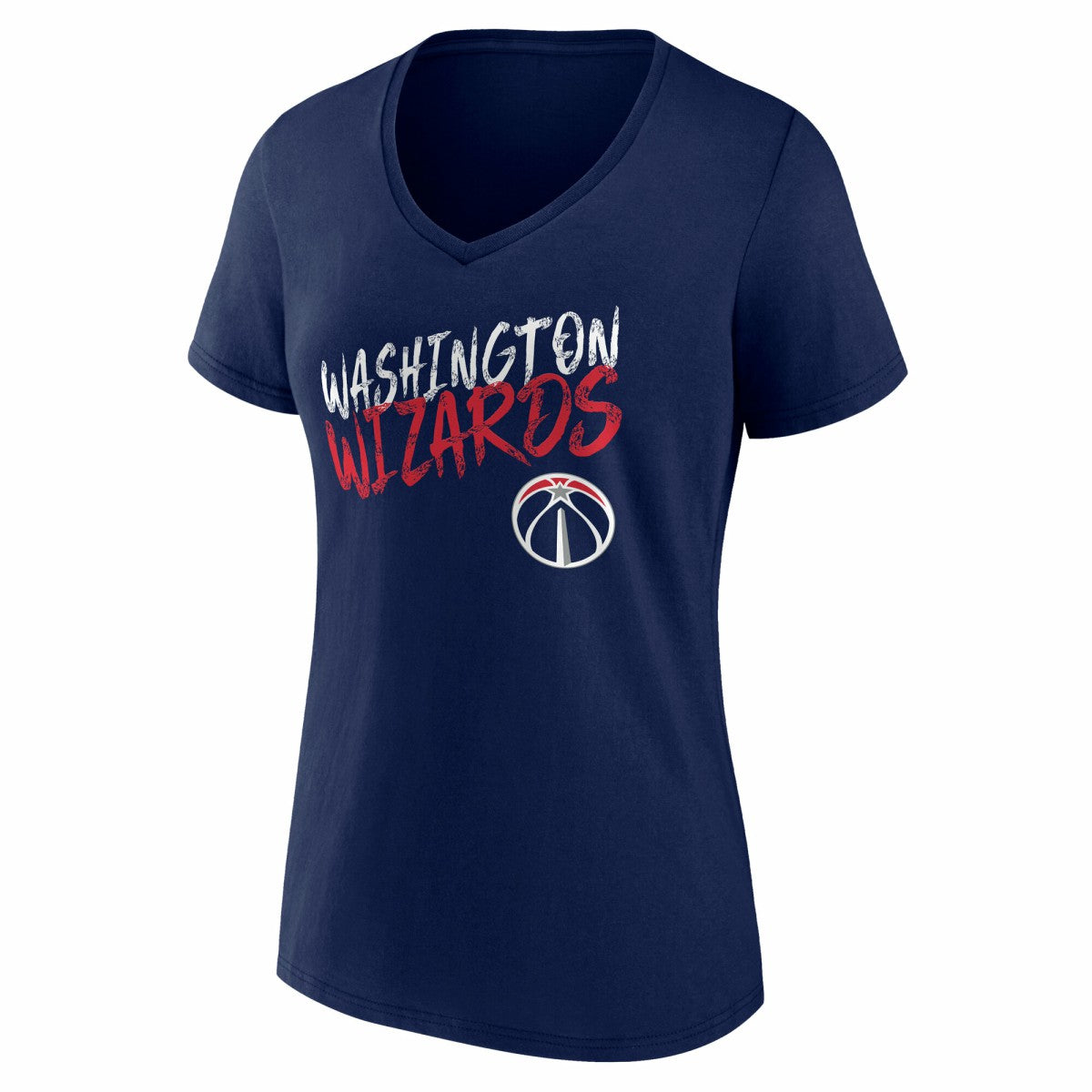 Washington Wizards Women's Hustle Custom V-Neck T-Shirt Navy