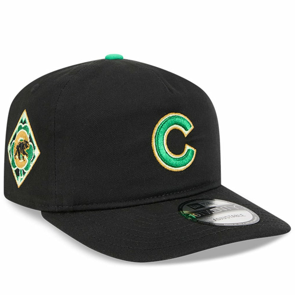Chicago Cubs New Era 2026 St. Patrick's Day 19TWENTY Adjustable Hat - Black Hats