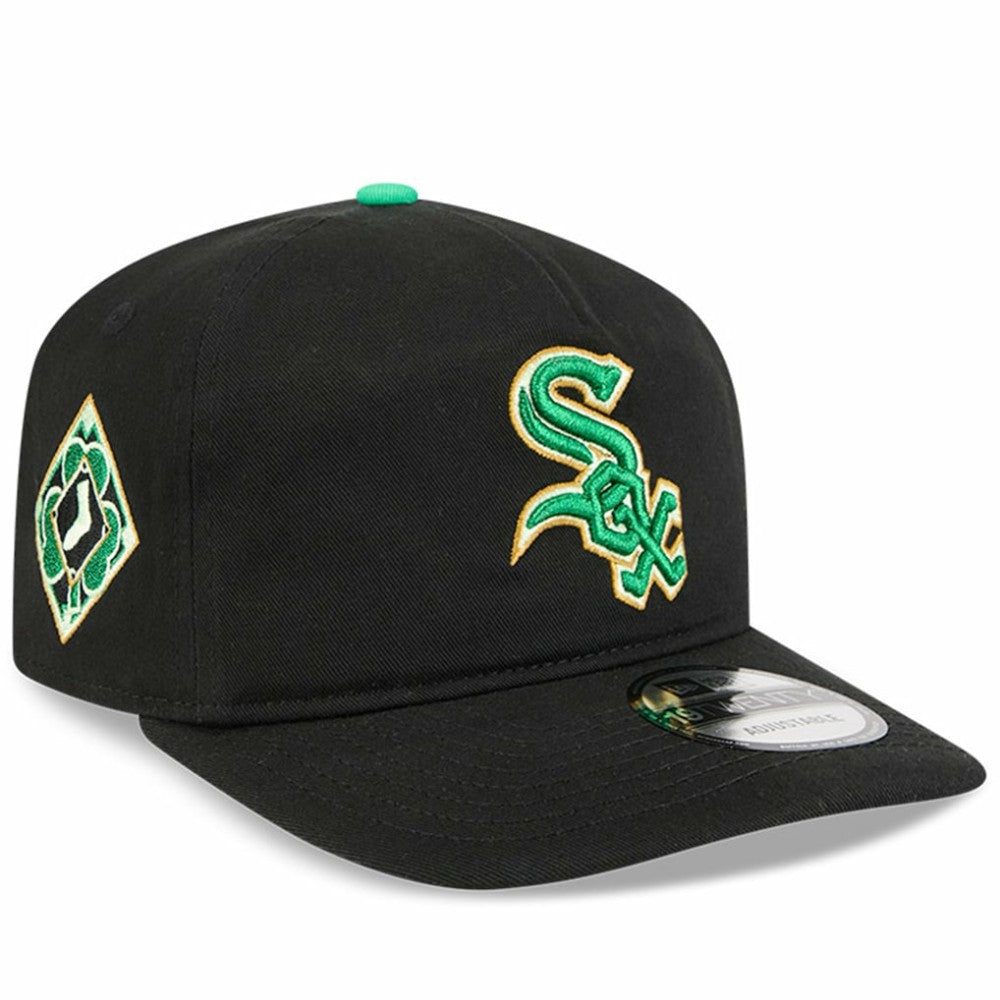 Chicago White Sox New Era 2026 St. Patrick's Day 19TWENTY Adjustable Hat - Black Hats
