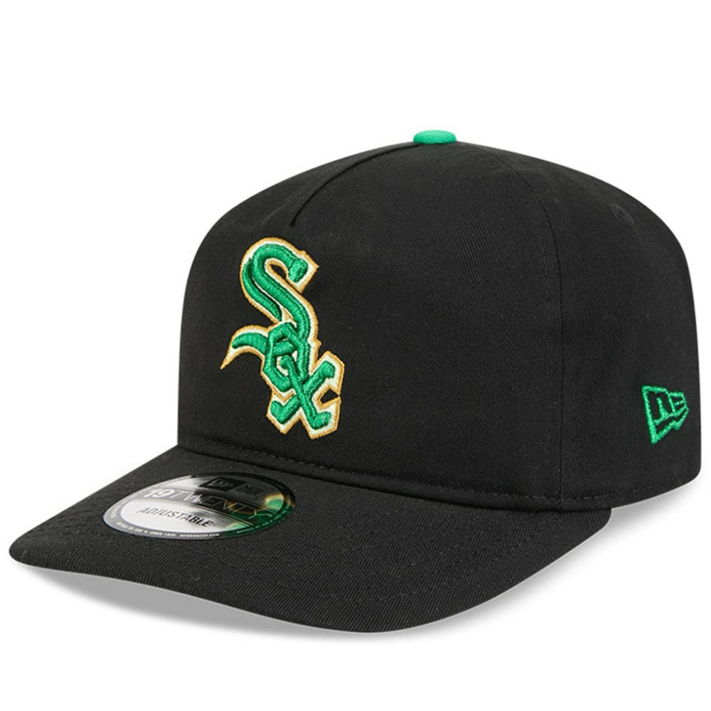 Chicago White Sox New Era 2026 St. Patrick's Day 19TWENTY Adjustable Hat - Black Hats