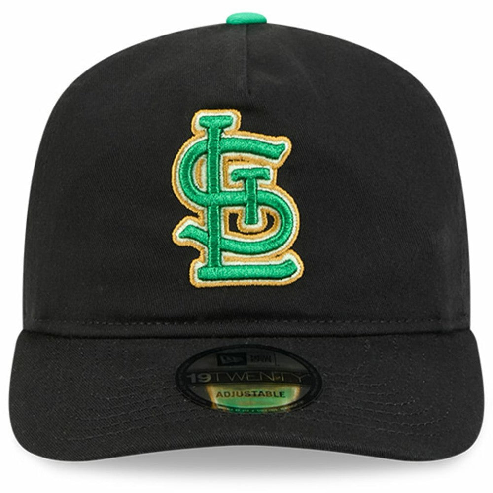 St. Louis Cardinals New Era 2026 St. Patrick's Day 19TWENTY Adjustable Hat - Black Hats