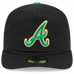 Atlanta Braves New Era 2026 St. Patrick's Day 19TWENTY Adjustable Hat - Black Hats