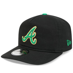 Atlanta Braves New Era 2026 St. Patrick's Day 19TWENTY Adjustable Hat - Black Hats