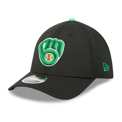 Milwaukee Brewers New Era 2026 St. Patrick's Day 39THIRTY Flex Hat - Black Hats