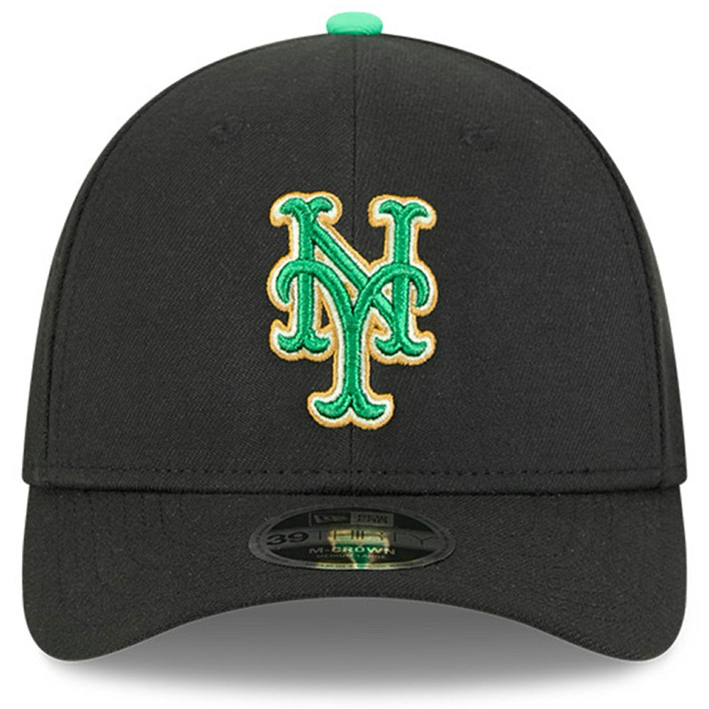 New York Mets New Era 2026 St. Patrick's Day 39THIRTY Flex Hat - Black Hats