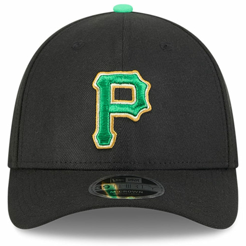 Pittsburgh Pirates New Era 2026 St. Patrick's Day 39THIRTY Flex Hat - Black Hats