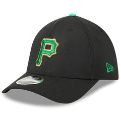 Pittsburgh Pirates New Era 2026 St. Patrick's Day 39THIRTY Flex Hat - Black Hats