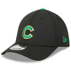 Chicago Cubs New Era 2026 St. Patrick's Day 39THIRTY Flex Hat - Black Hats