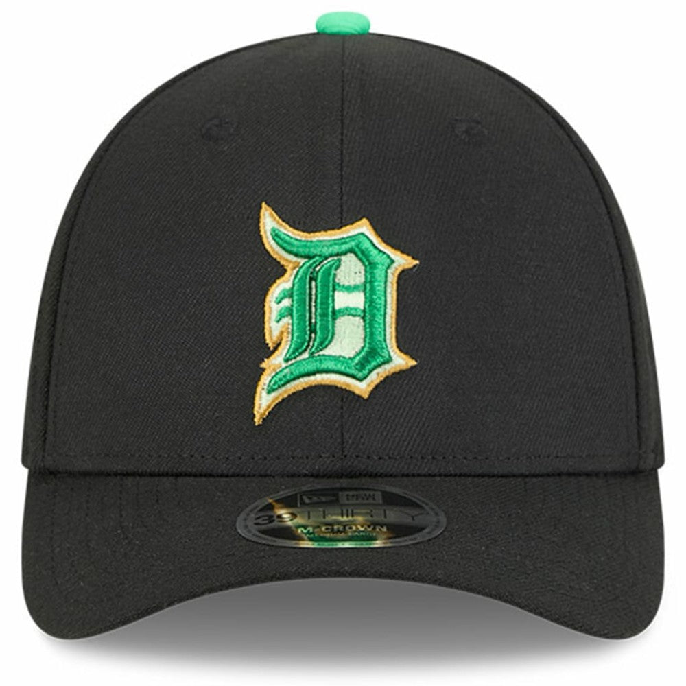 Detroit Tigers New Era 2026 St. Patrick's Day 39THIRTY Flex Hat - Black Hats