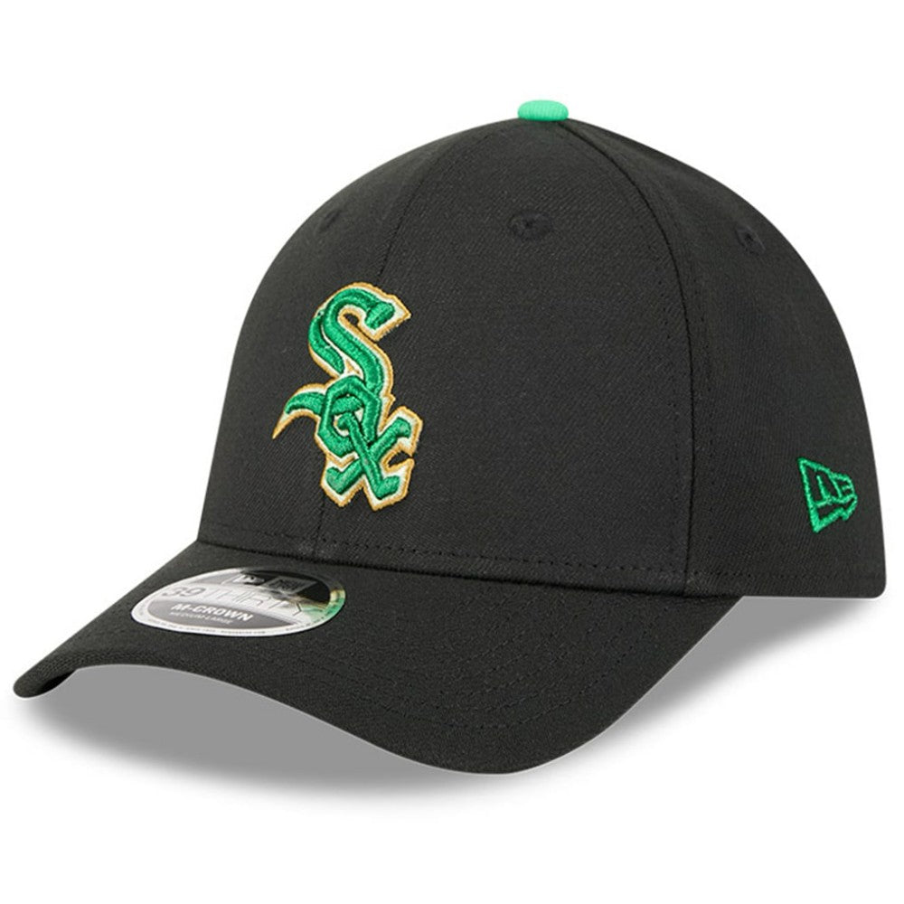 Chicago White Sox New Era 2026 St. Patrick's Day 39THIRTY Flex Hat - Black Hats