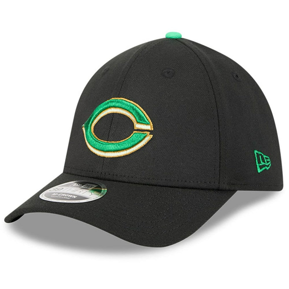 Cincinnati Reds New Era 2026 St. Patrick's Day 39THIRTY Flex Hat - Black Hats