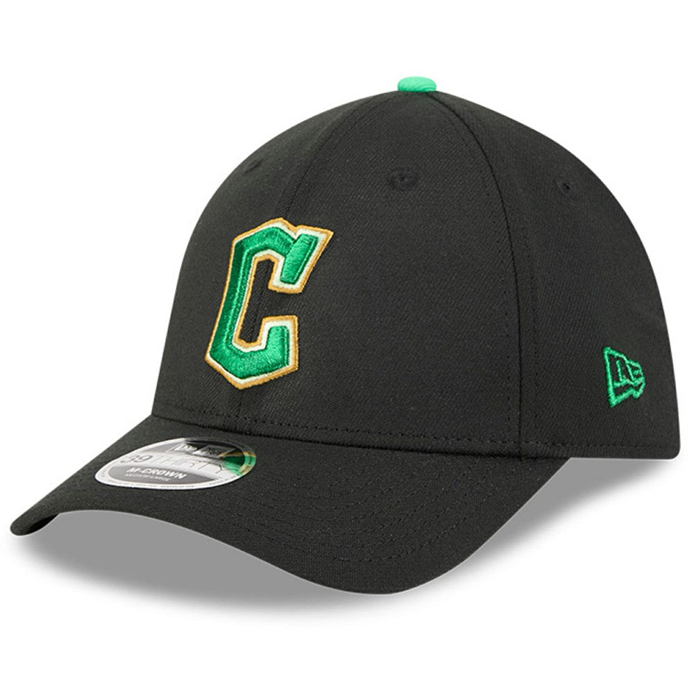 Cleveland Guardians New Era 2026 St. Patrick's Day 39THIRTY Flex Hat - Black Hats