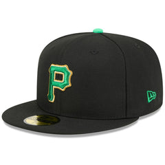 Pittsburgh Pirates New Era 2026 St. Patrick's Day 59FIFTY Fitted Hat - Black Hats