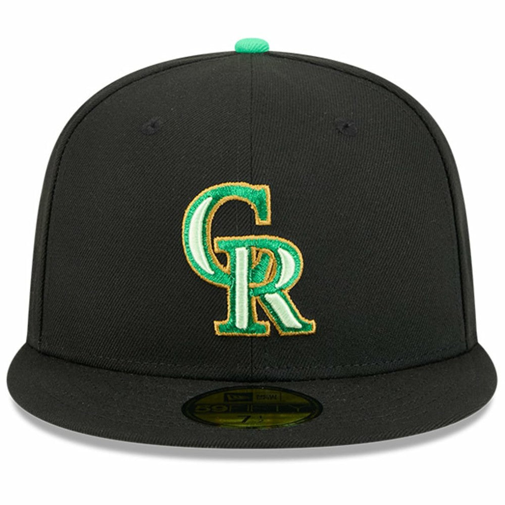 Colorado Rockies New Era 2026 St. Patrick's Day 59FIFTY Fitted Hat - Black Hats