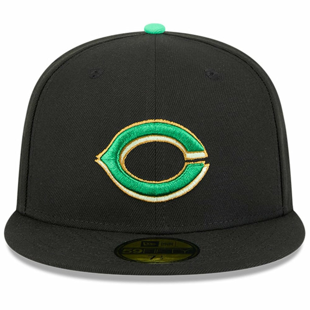 Cincinnati Reds New Era 2026 St. Patrick's Day 59FIFTY Fitted Hat - Black Hats