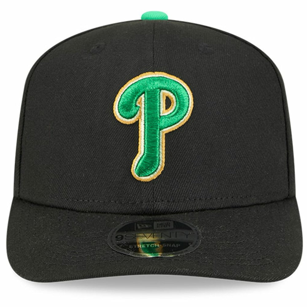 Philadelphia Phillies New Era 2026 St. Patrick's Day 9SEVENTY Adjustable Hat - Black Hats