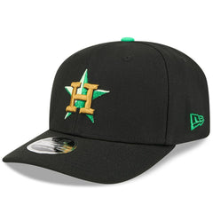 Houston Astros New Era 2026 St. Patrick's Day 9SEVENTY Adjustable Hat - Black Hats