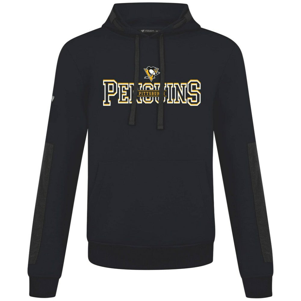 NHL Pittsburgh Penguins Levelwear Bombay Journey Pullover Hoodie - Black