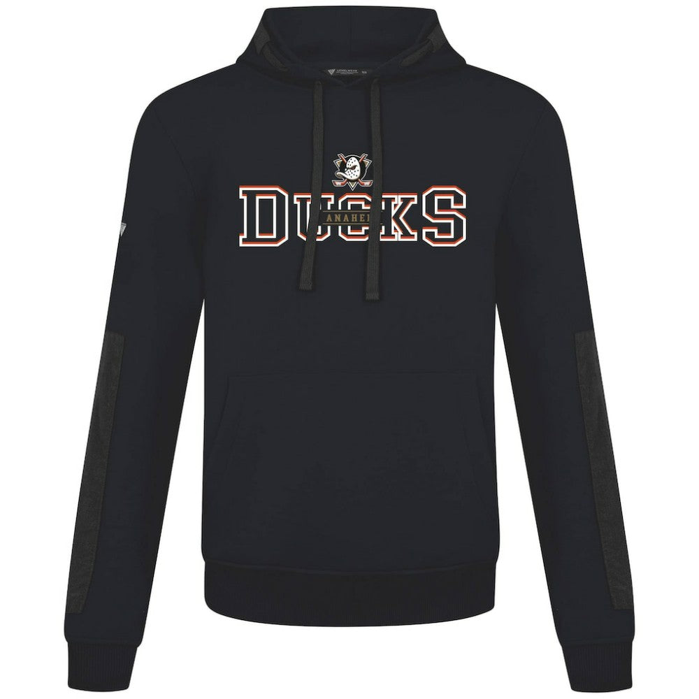NHL Anaheim Ducks Levelwear Bombay Journey Pullover Hoodie - Black