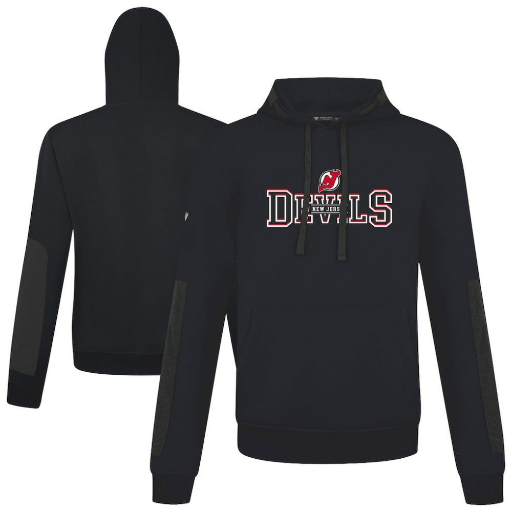 NHL New Jersey Devils Levelwear Bombay Journey Pullover Hoodie - Black