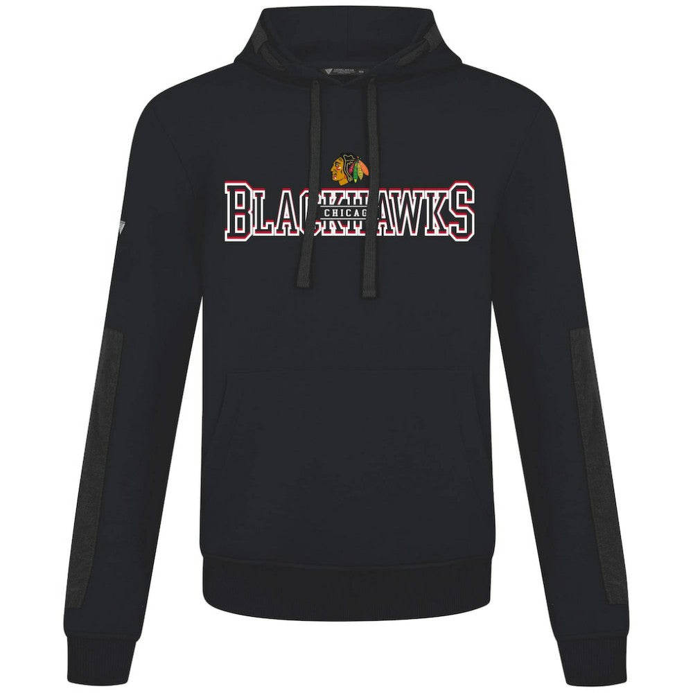 NHL Chicago Blackhawks Levelwear Bombay Journey Pullover Hoodie - Black