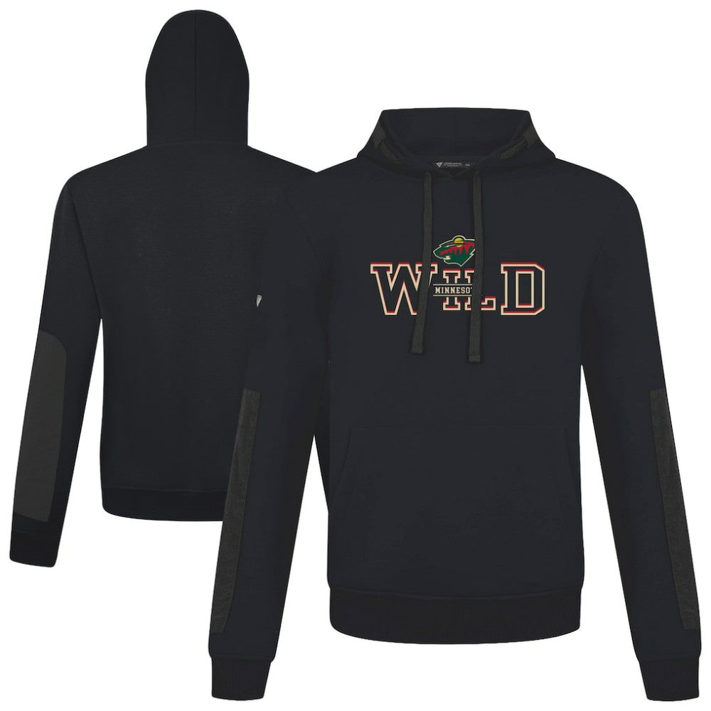 NHL Minnesota Wild Levelwear Bombay Journey Pullover Hoodie - Black
