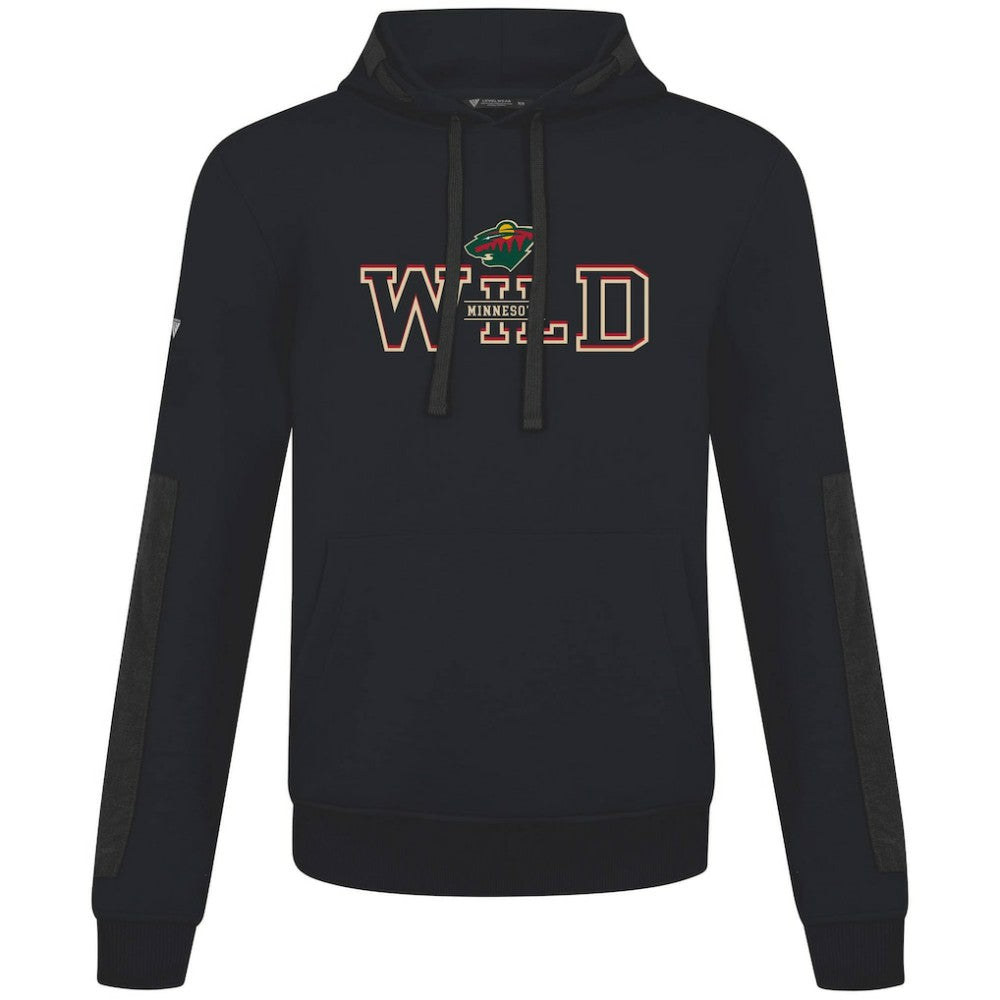 NHL Minnesota Wild Levelwear Bombay Journey Pullover Hoodie - Black