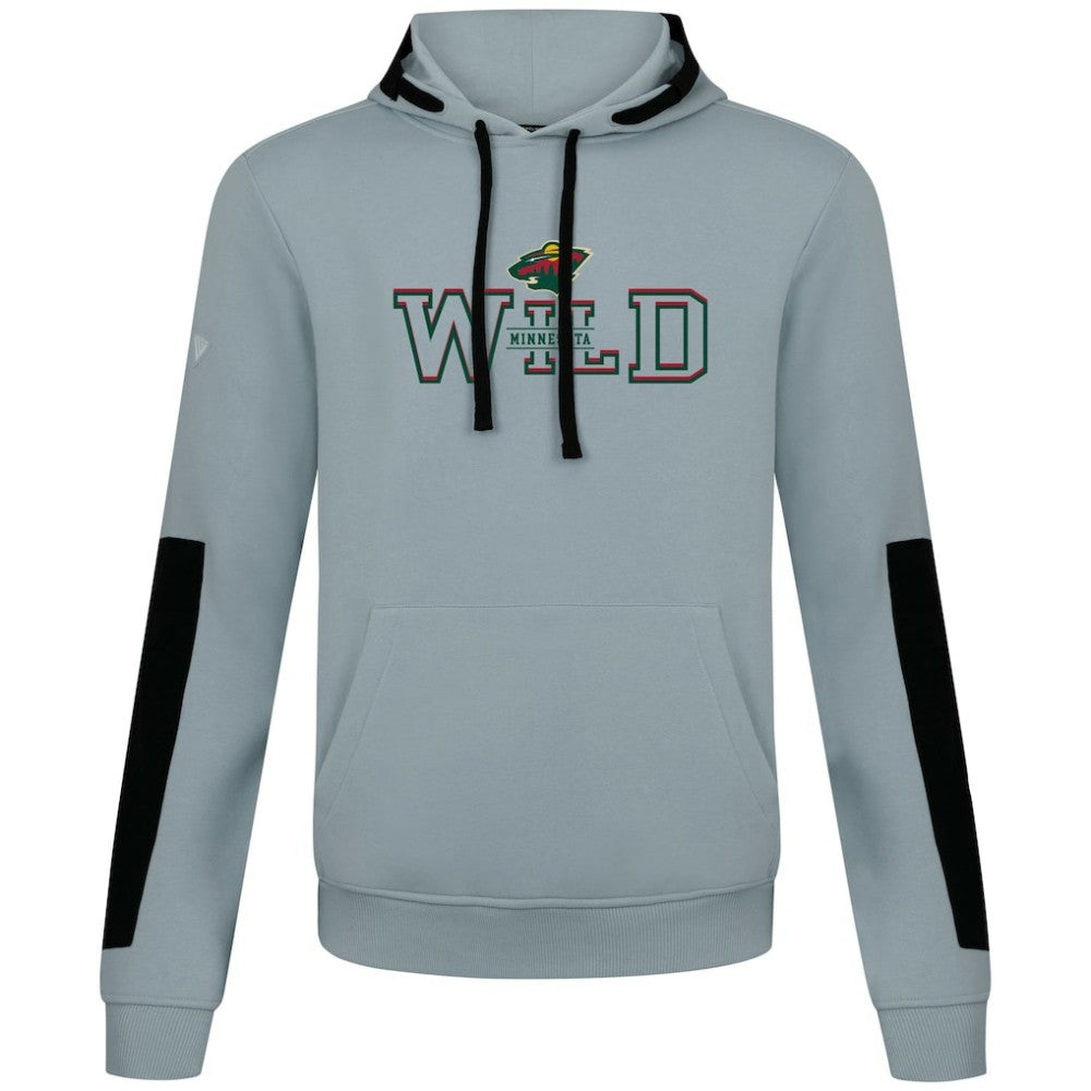NHL Minnesota Wild Levelwear Bombay Journey Pullover Hoodie - Gray