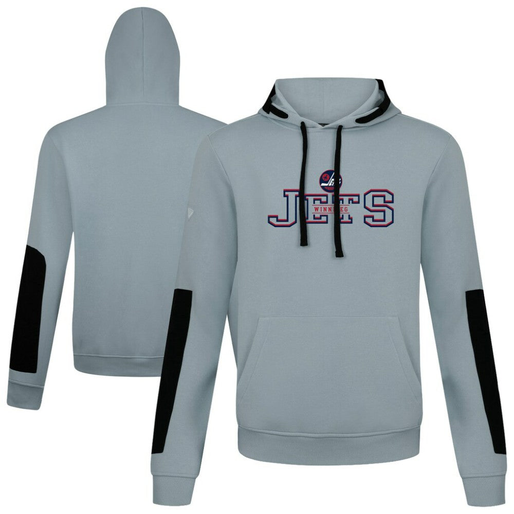 NHL Winnipeg Jets Levelwear Bombay Journey Pullover Hoodie - Gray
