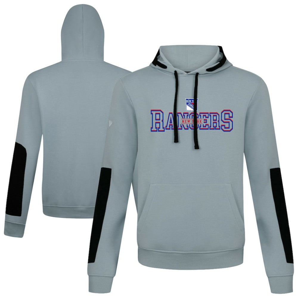 NHL New York Rangers Levelwear Bombay Journey Pullover Hoodie - Gray