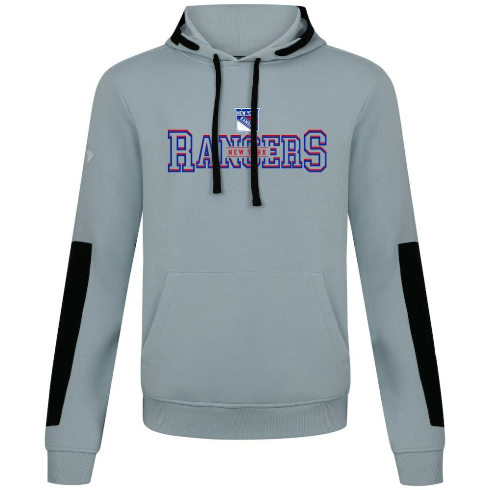 NHL New York Rangers Levelwear Bombay Journey Pullover Hoodie - Gray