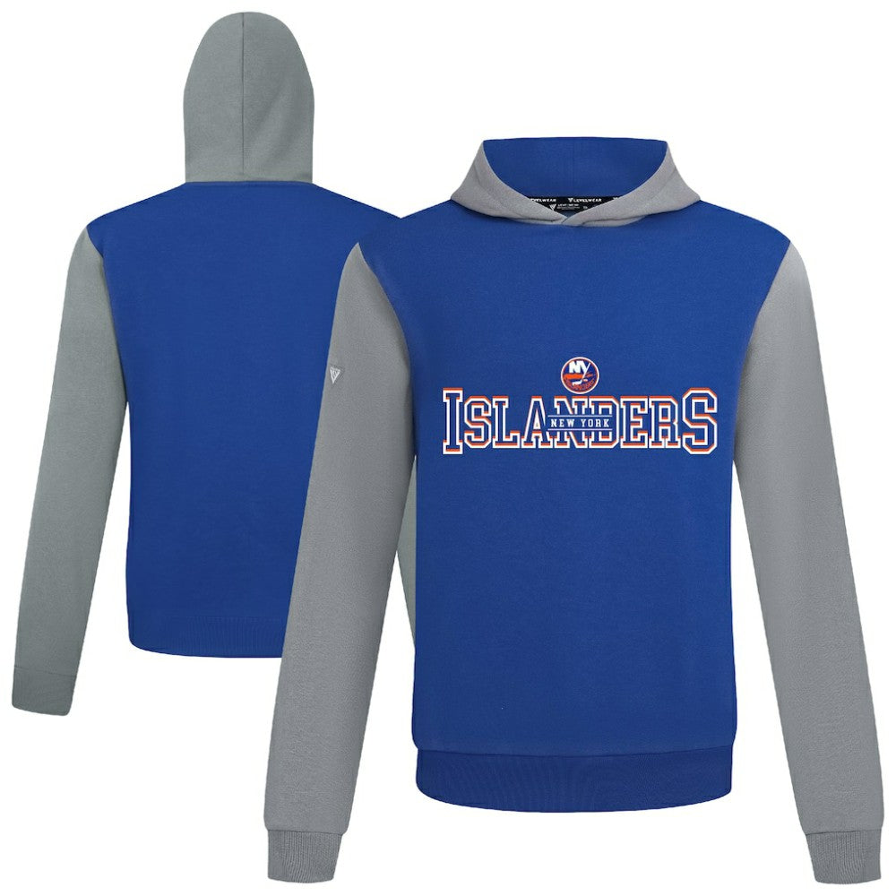 NHL New York Islanders Levelwear Ultimate Journey Pullover Hoodie - Royal/Gray