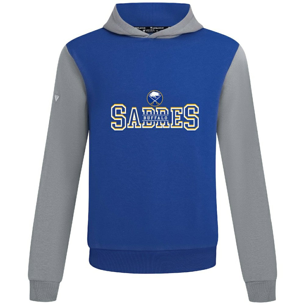 NHL Buffalo Sabres Levelwear Ultimate Journey Pullover Hoodie - Royal/Gray
