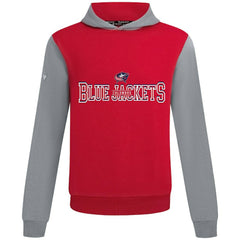 NHL Columbus Blue Jackets Levelwear Ultimate Journey Pullover Hoodie - Red/Gray
