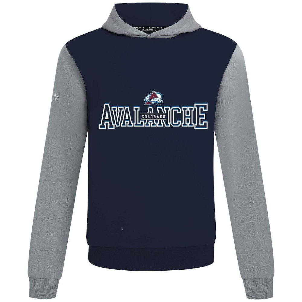 NHL Colorado Avalanche Levelwear Ultimate Journey Pullover Hoodie - Navy/Gray