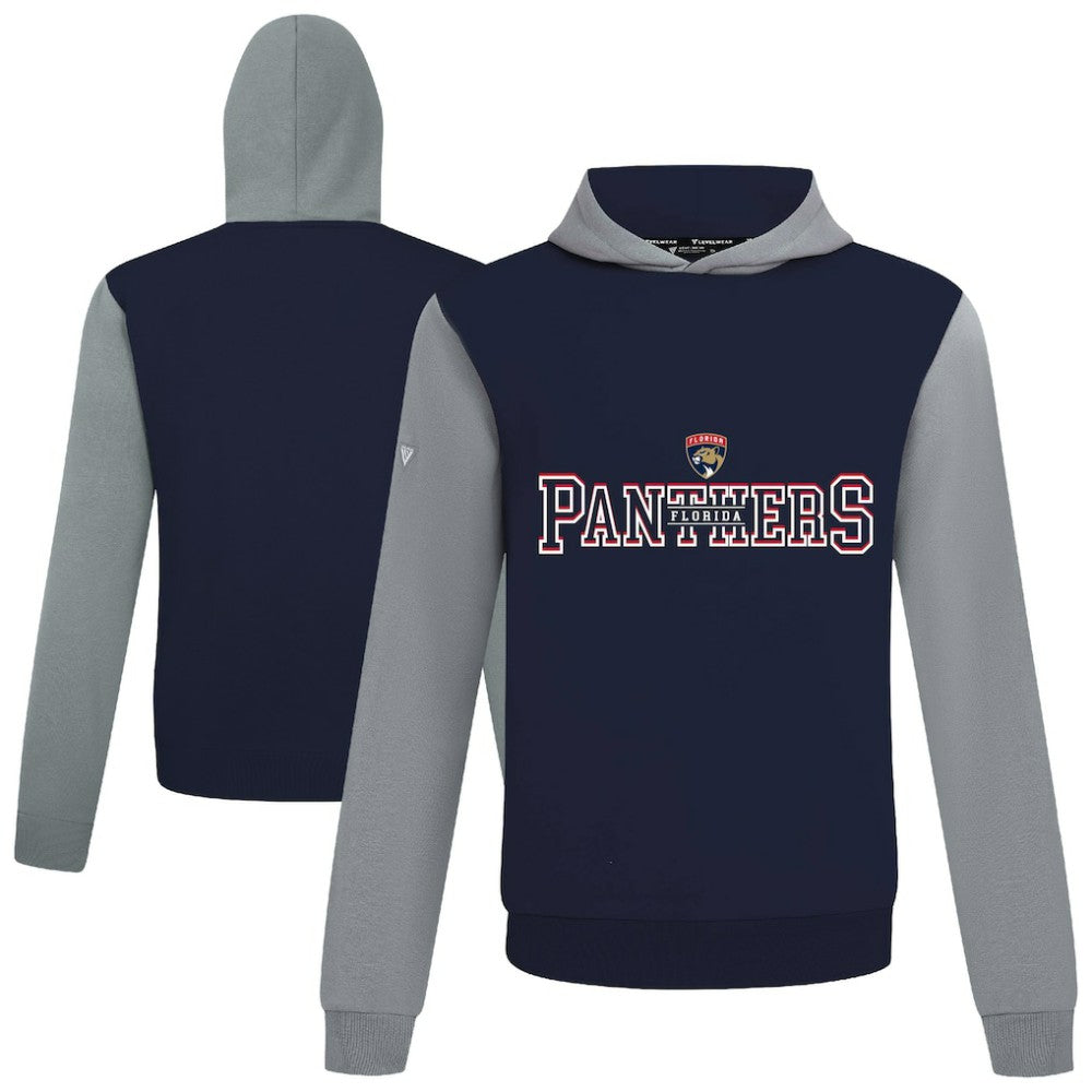 NHL Florida Panthers Levelwear Ultimate Journey Pullover Hoodie - Navy/Gray