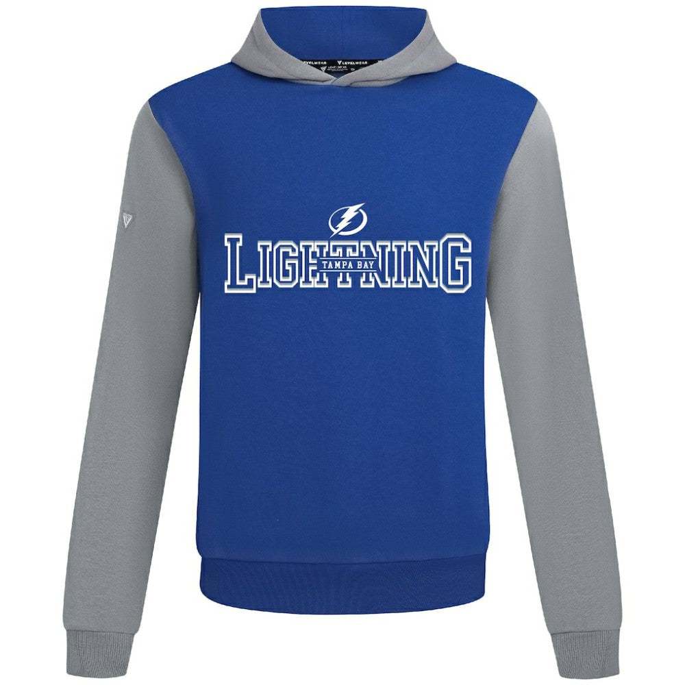 NHL Tampa Bay Lightning Levelwear Ultimate Journey Pullover Hoodie - Blue/Gray