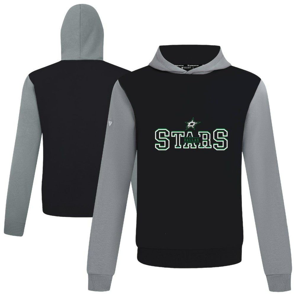 NHL Dallas Stars Levelwear Ultimate Journey Pullover Hoodie - Black/Gray