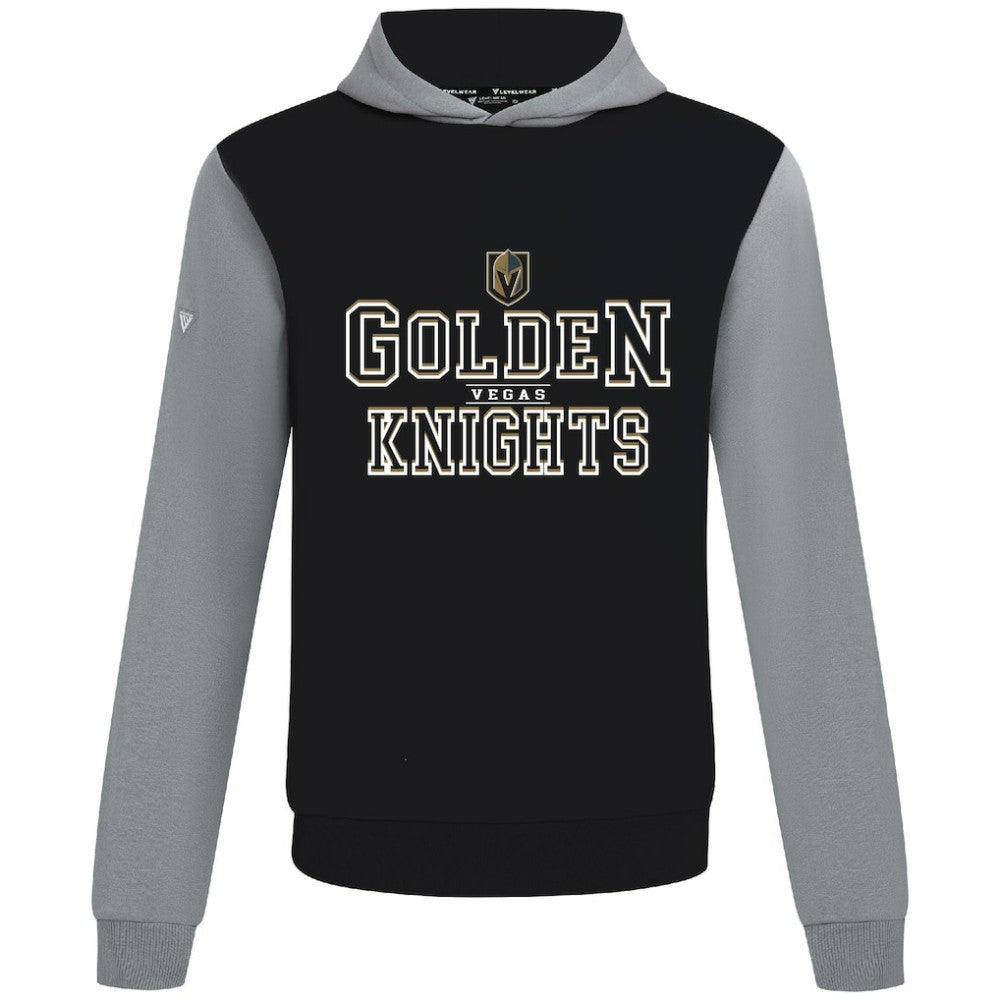 NHL Vegas Golden Knights Levelwear Ultimate Journey Pullover Hoodie - Black/Gray