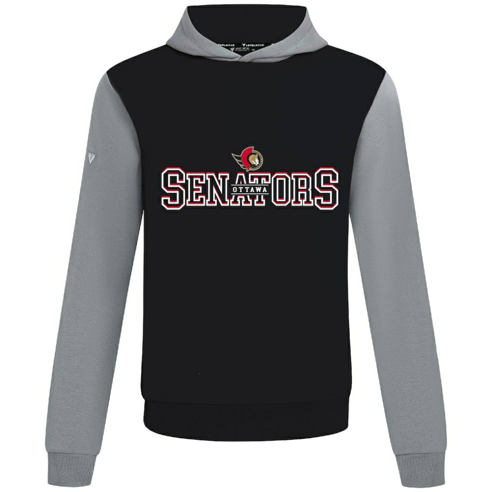 NHL Ottawa Senators Levelwear Ultimate Journey Pullover Hoodie - Black/Gray