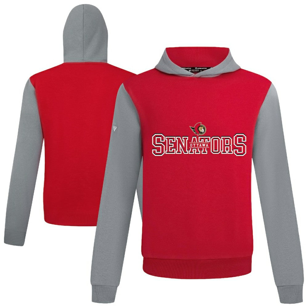 NHL Ottawa Senators Levelwear Ultimate Journey Pullover Hoodie - Red/Gray