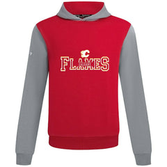 NHL Calgary Flames Levelwear Ultimate Journey Pullover Hoodie - Red/Gray