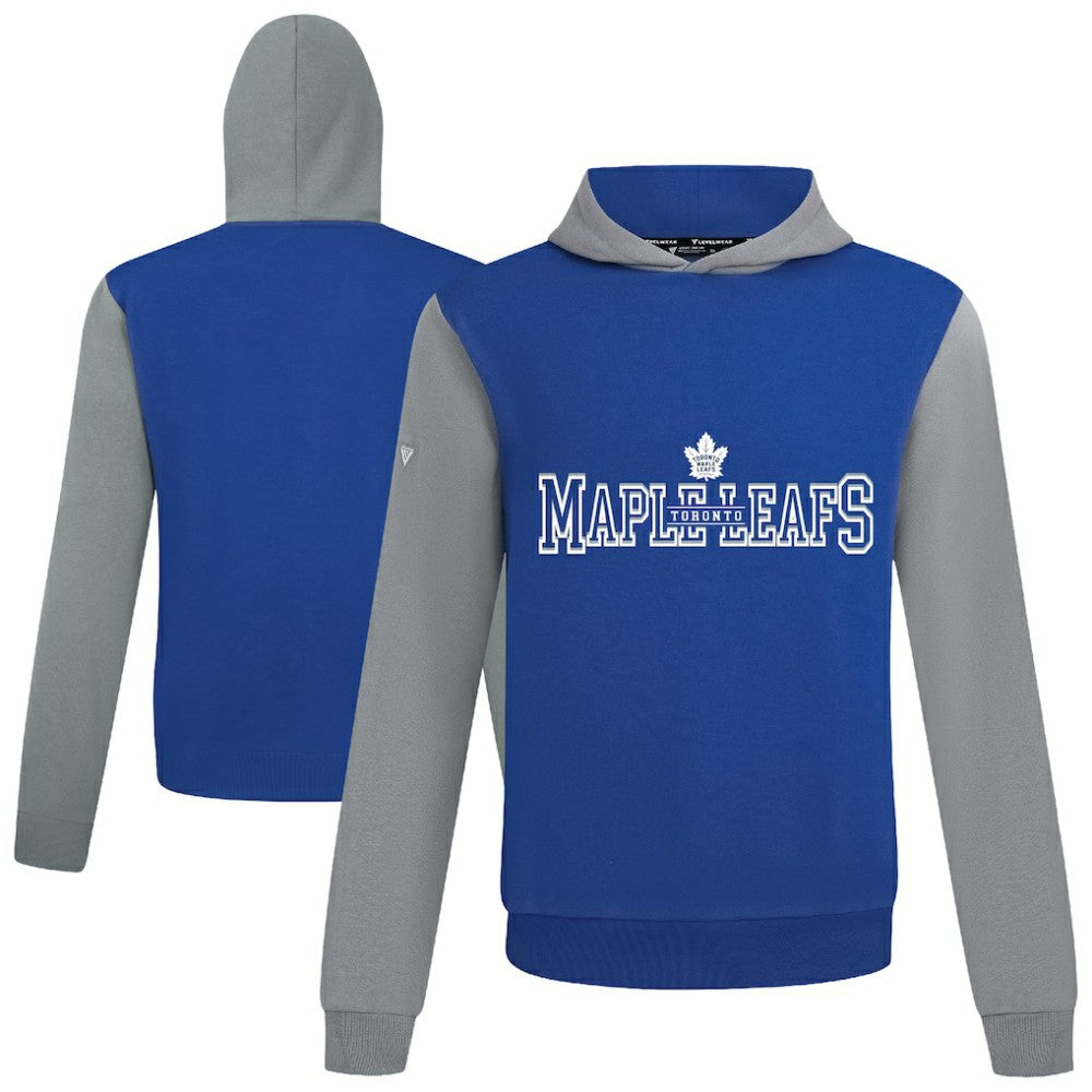 NHL Toronto Maple Leafs Levelwear Ultimate Journey Pullover Hoodie - Blue/Gray