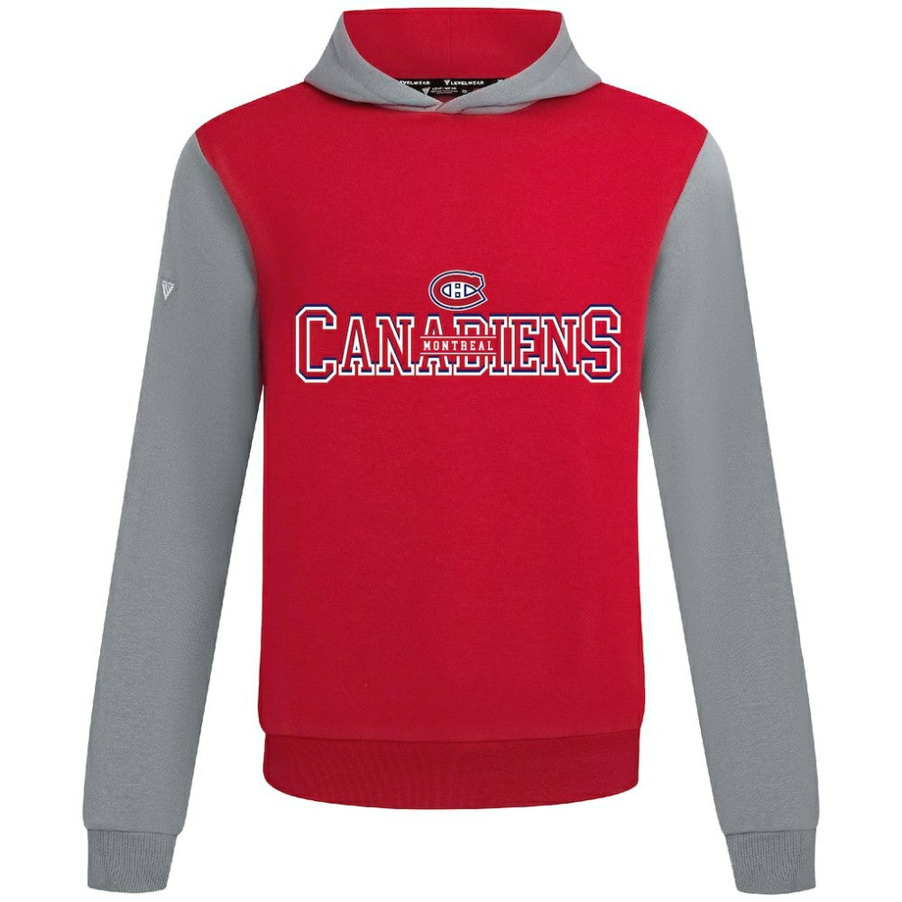 NHL Montreal Canadiens Levelwear Ultimate Journey Pullover Hoodie - Red/Gray